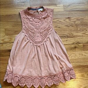 Coco + Jameson Crochet Lace Top